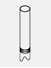 ROCAL Дополнительная труба 1980 мм для D-7, OVAL, ANGLE д 150
