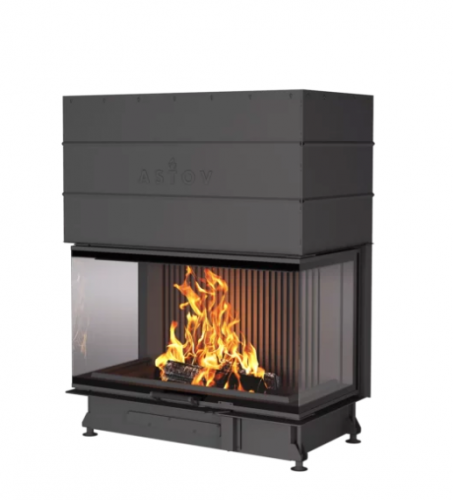 Каминная топка АСТОВ П3С 10057 3Д (в комплекте с шибером) (ASTOV)