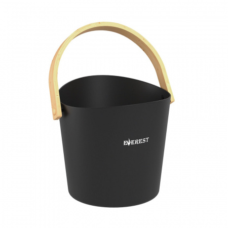 Ведро EVEREST 5л фигурное, алюминий черный (black) TG-43 (Везувий)