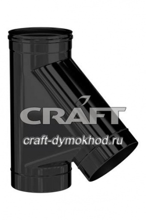 КРАФТ тройник 45° (316/0,8/эмаль) Ф200 Стандарт до 600 градусов!